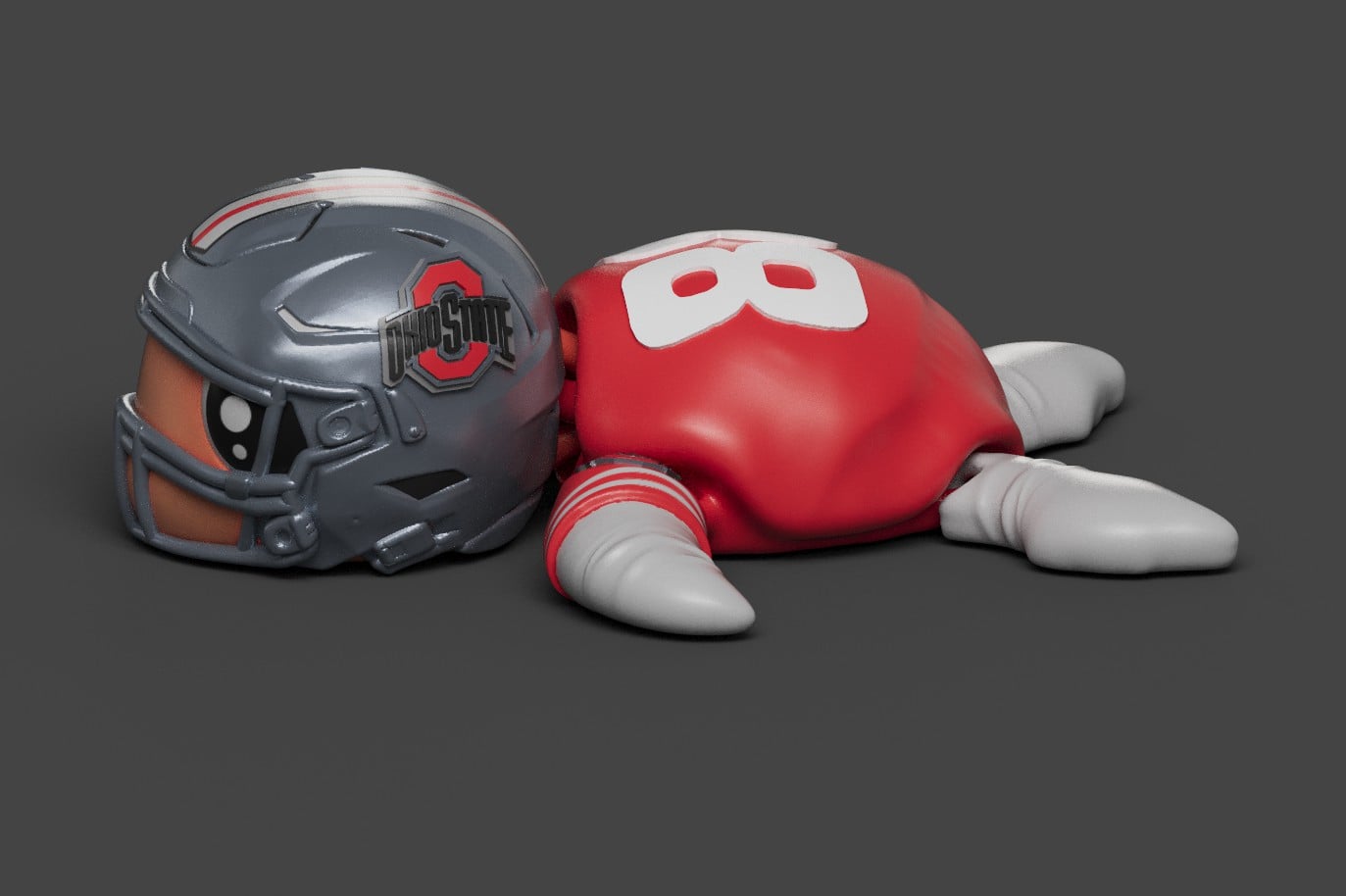 Football Turtle Ohio State Buckeyes