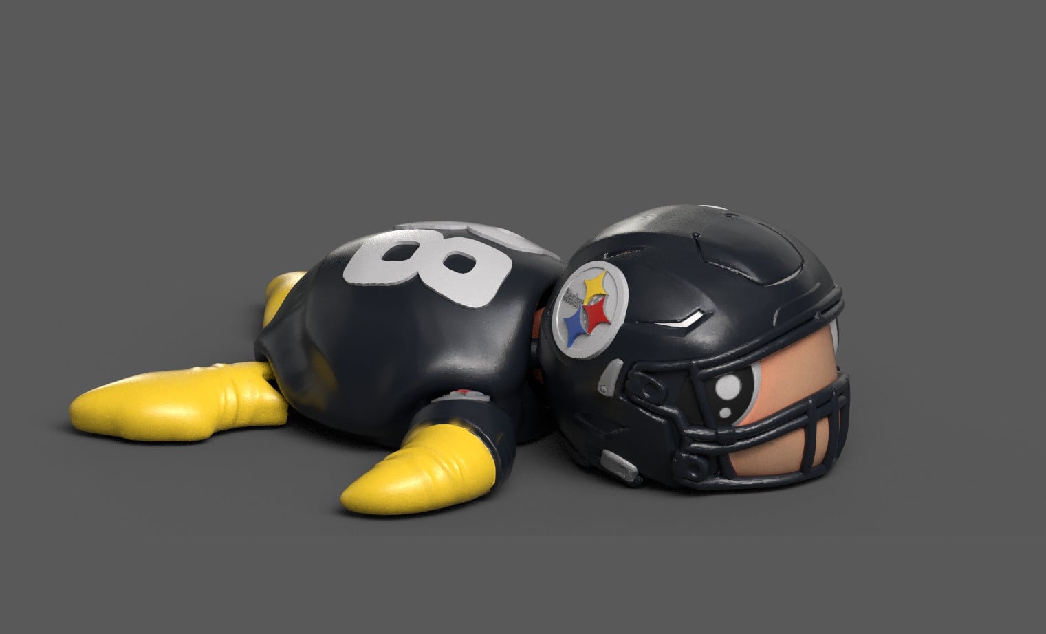 Football Turtle Pittsburgh Steelers