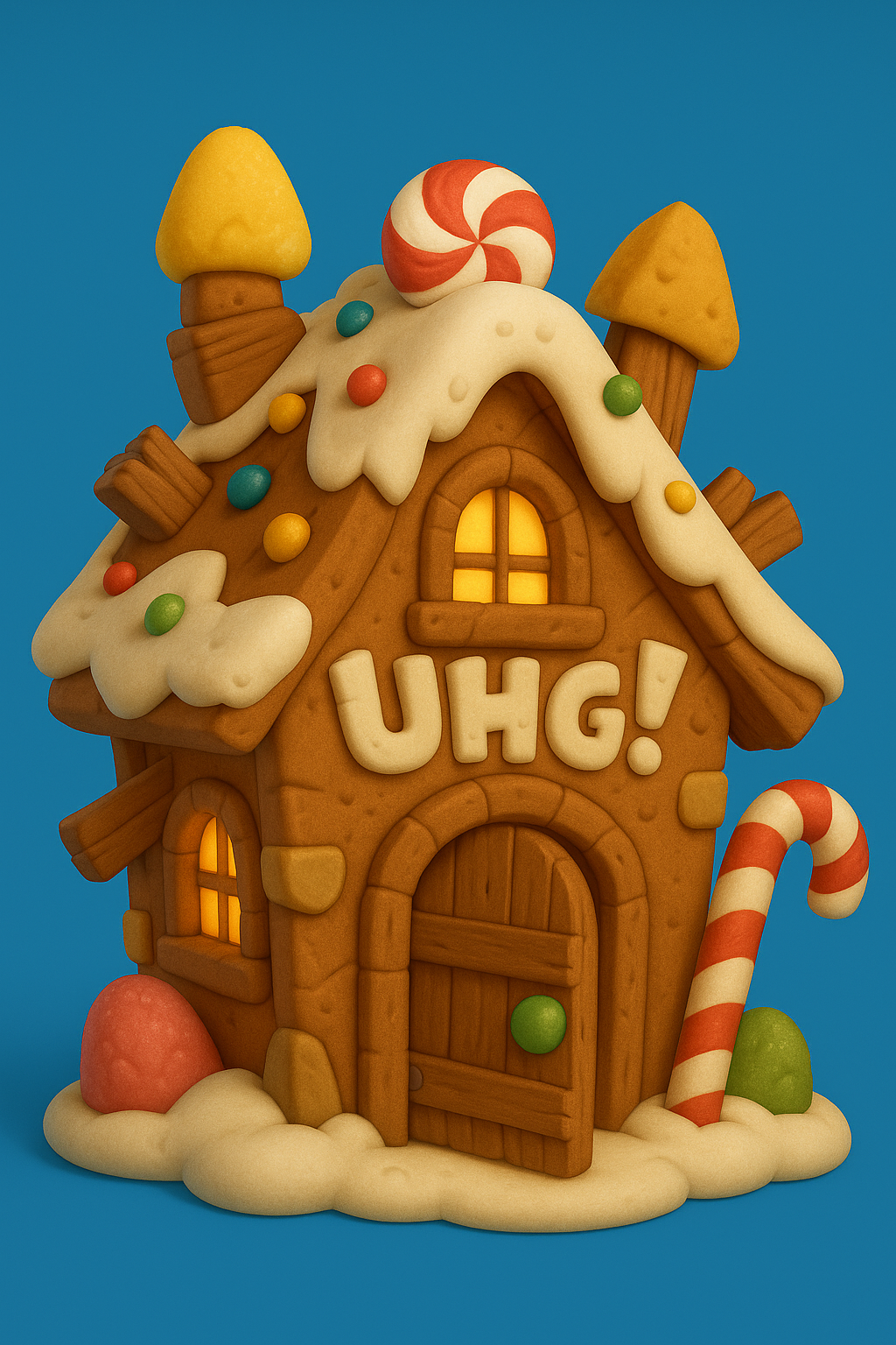Ogre Gingerbread House 1