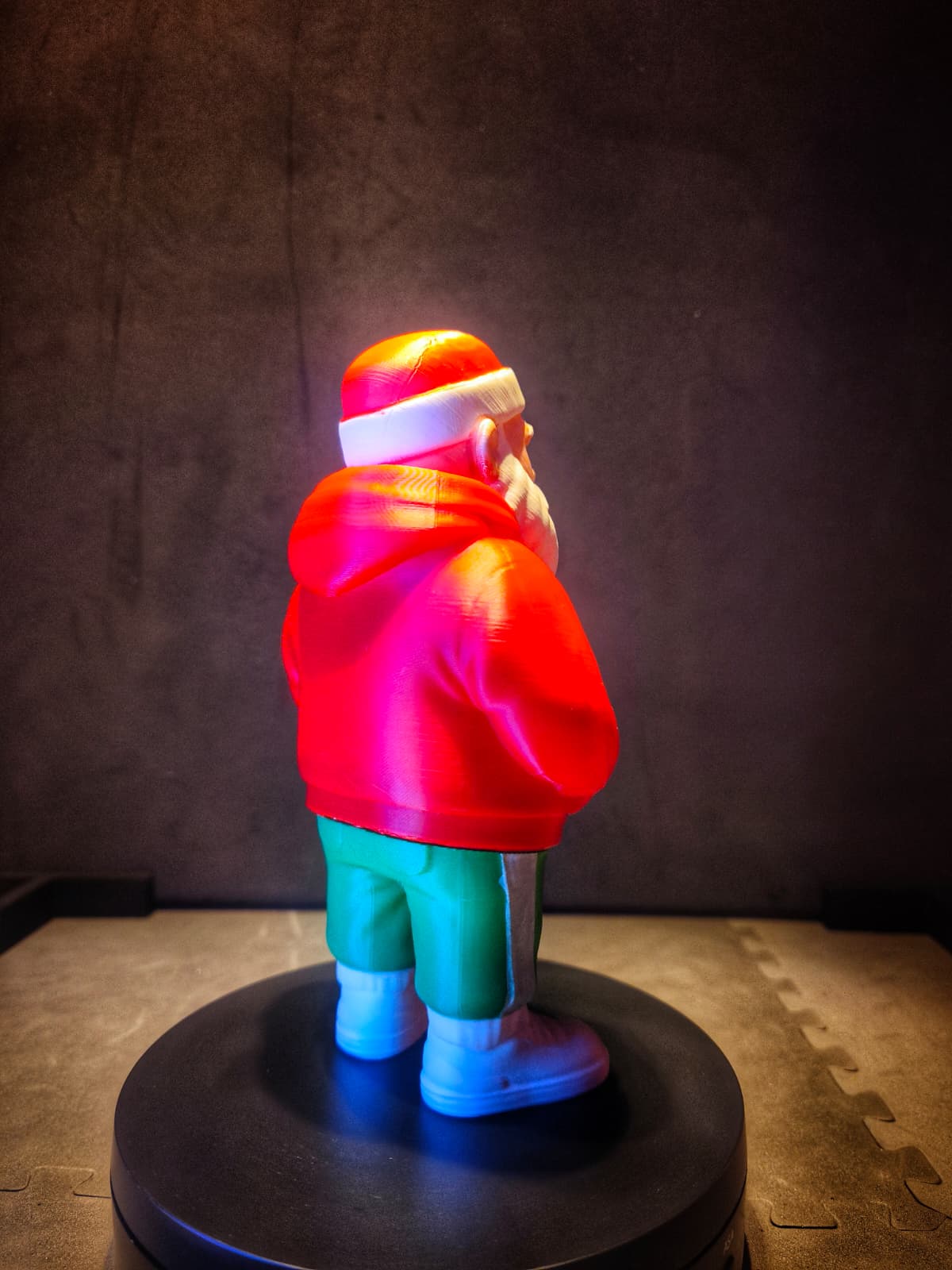 Chill Santa - Pieces colored by Timma 3D | STLBuddy